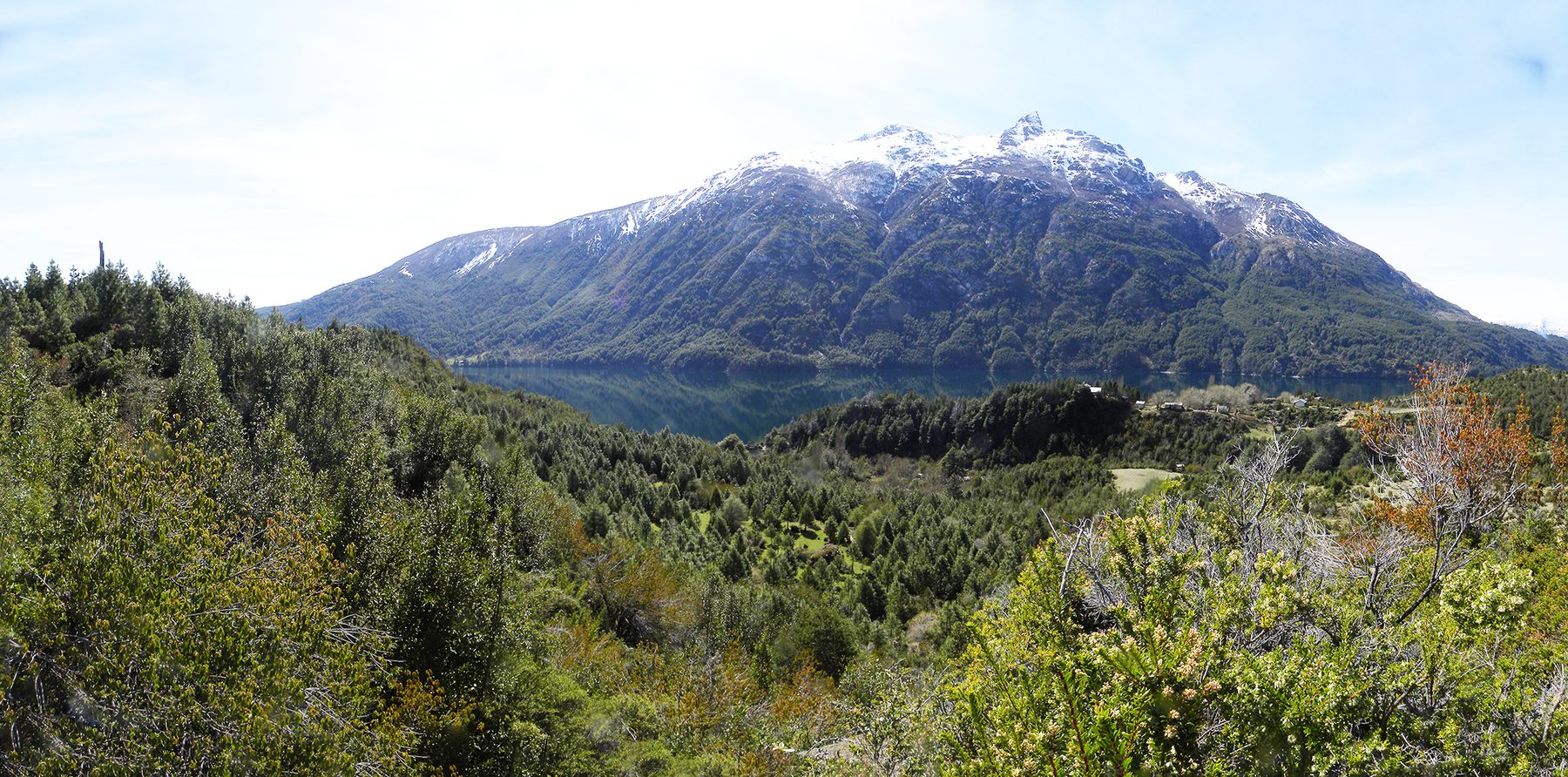 Vista del Lago Espolón desde el lote